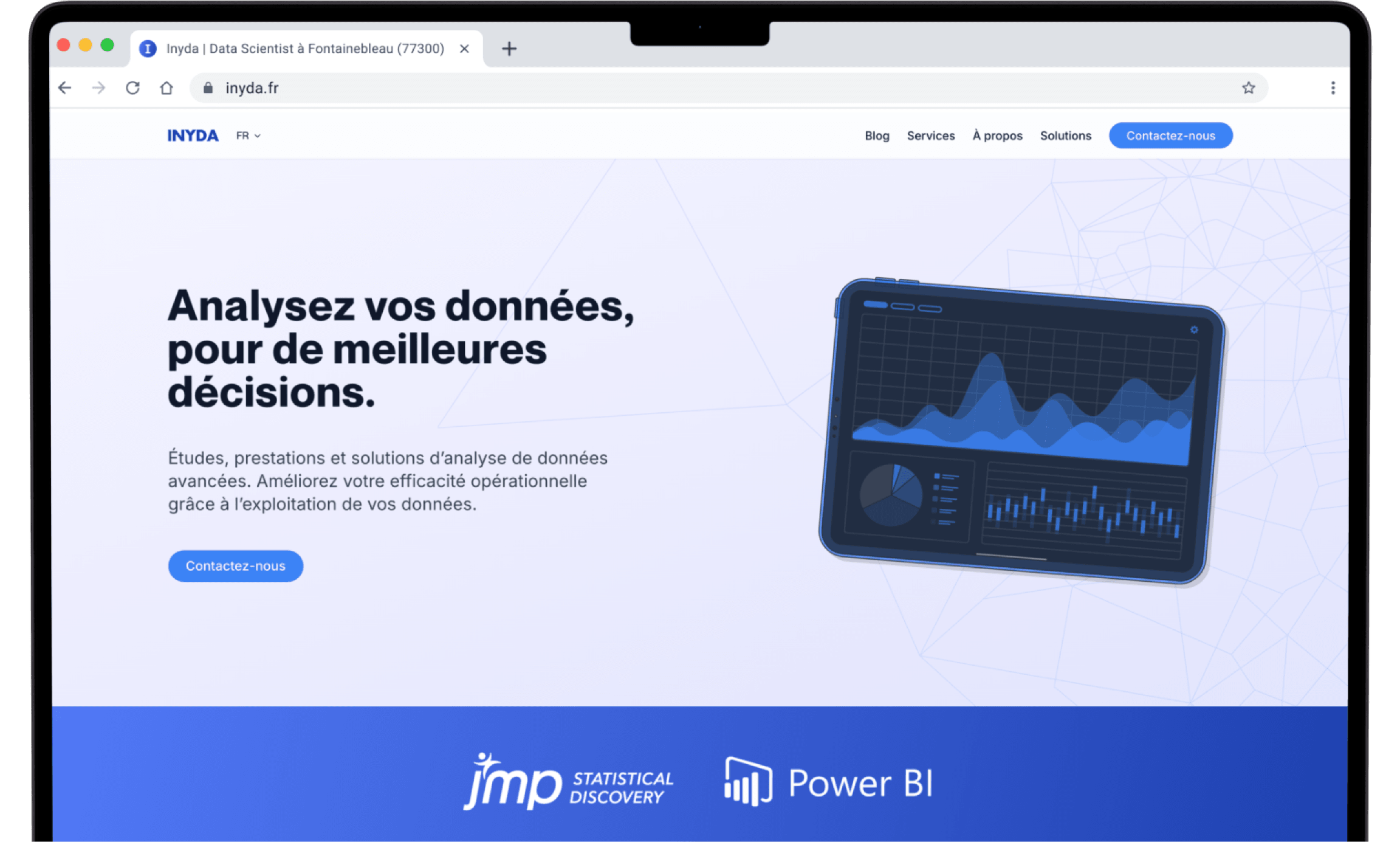 Lancement du site internet d'un client